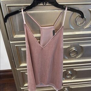 Abercrombie & Fitch Mauve Velvet Camisole Top